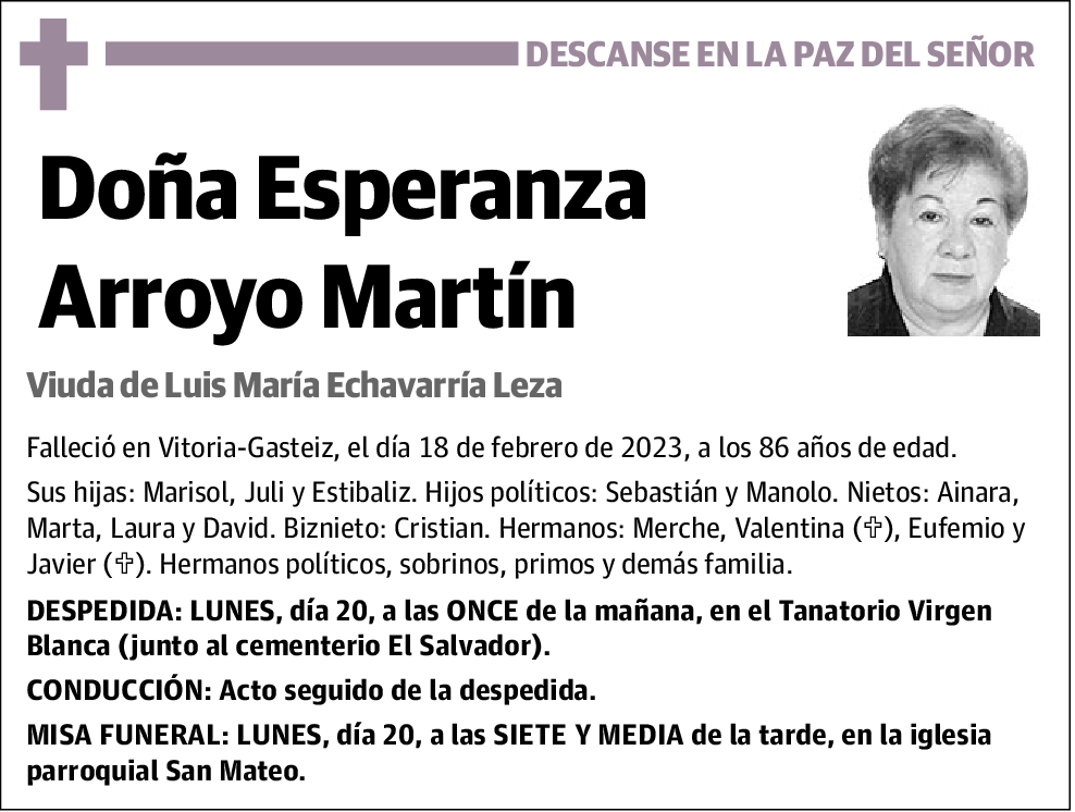 Esperanza Arroyo Martín