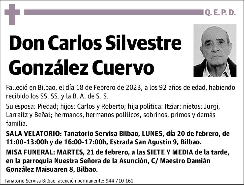 Carlos Silvestre González Cuervo
