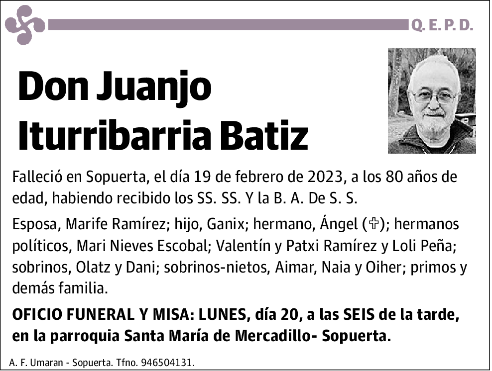 Juanjo Iturribarria Batiz