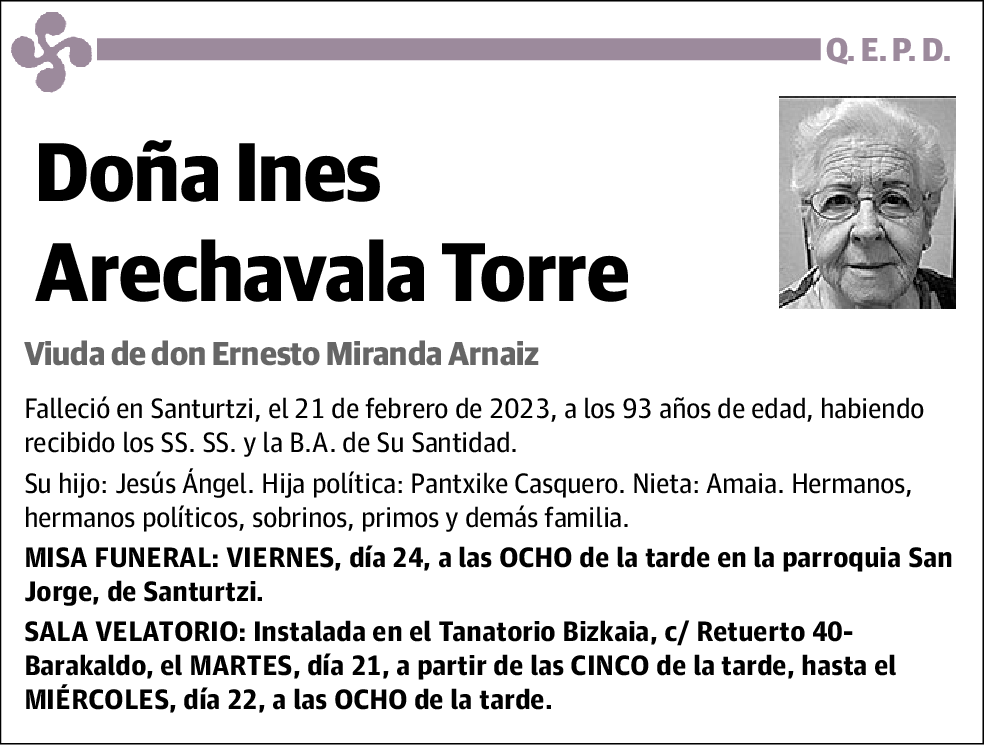 Ines Arechavala Torre