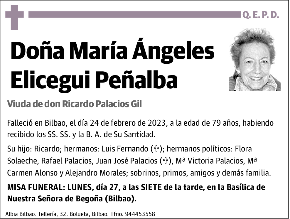 María Ángeles Elicegui Peñalba