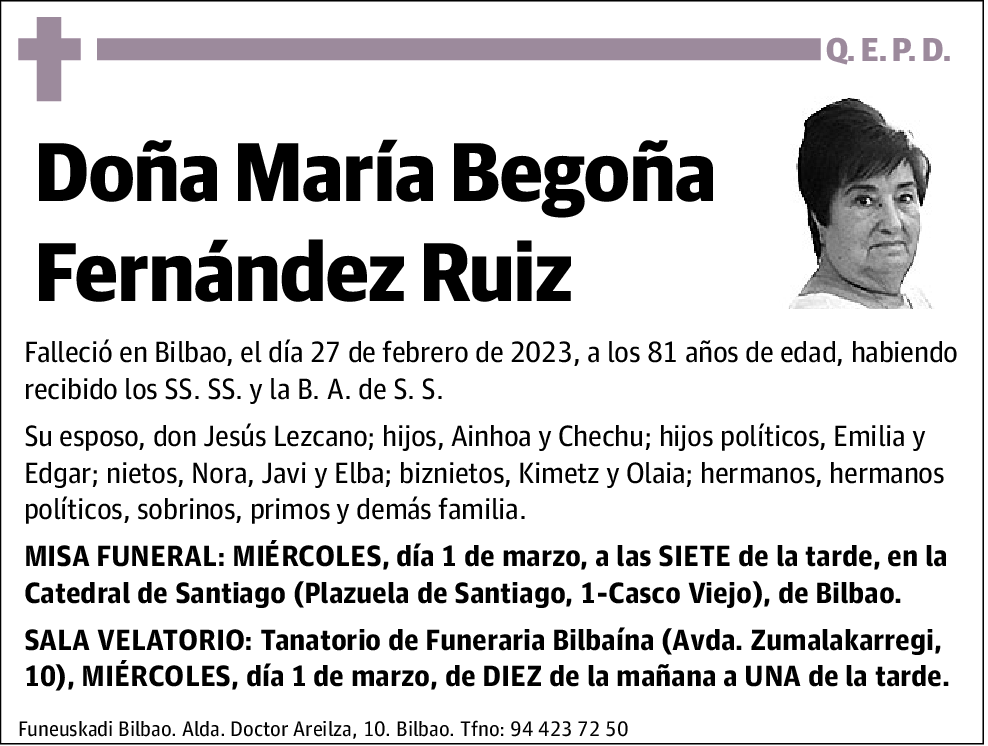 María Begoña Fernández Ruiz