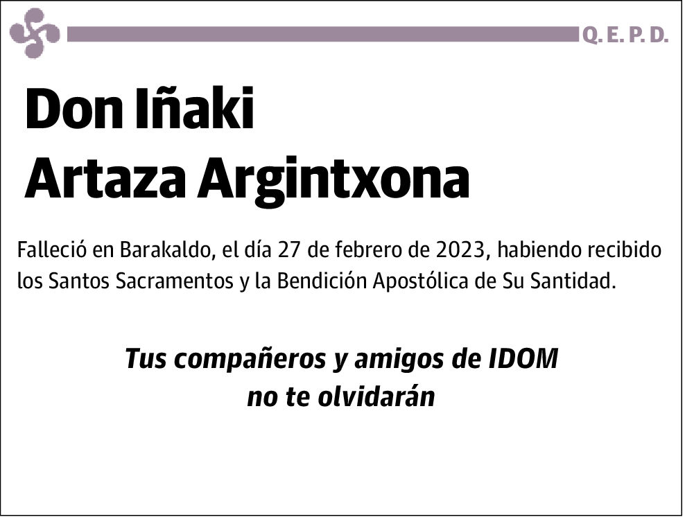 Iñaki Artaza Argintxona