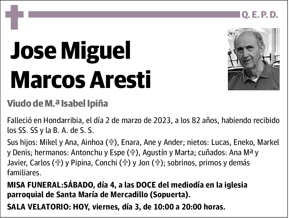 Jose Miguel Marcos Aresti
