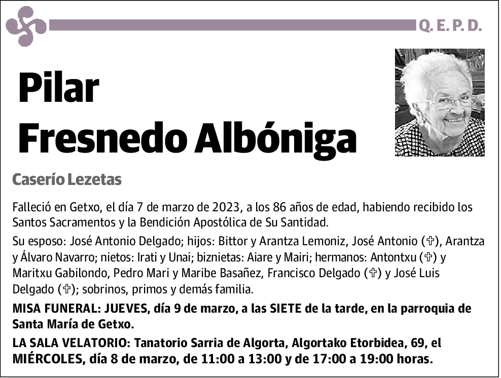 Pilar Fresnedo Albóniga