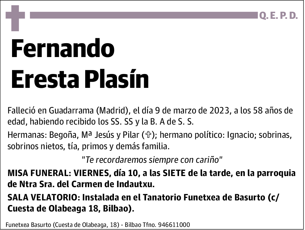 Fernando Eresta Plasín