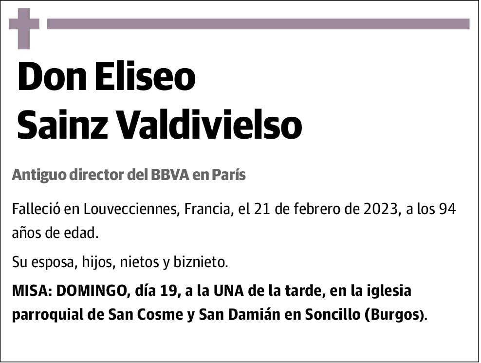 Eliseo Sainz Valdivielso
