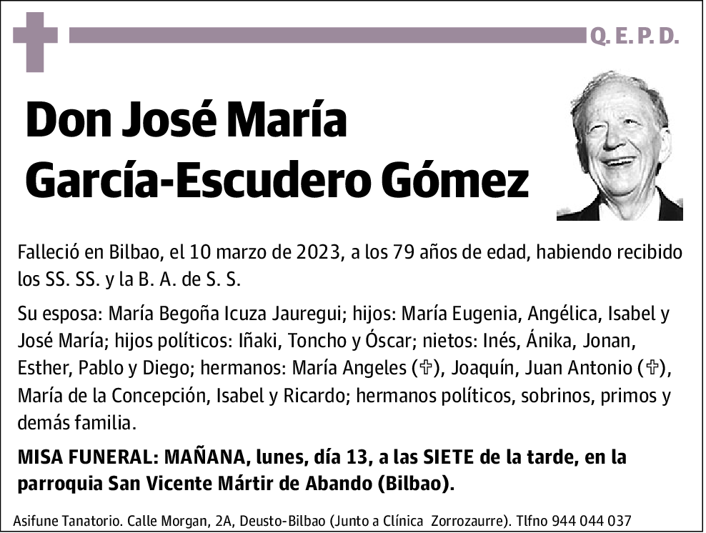 Jose María García-Escudero Gómez