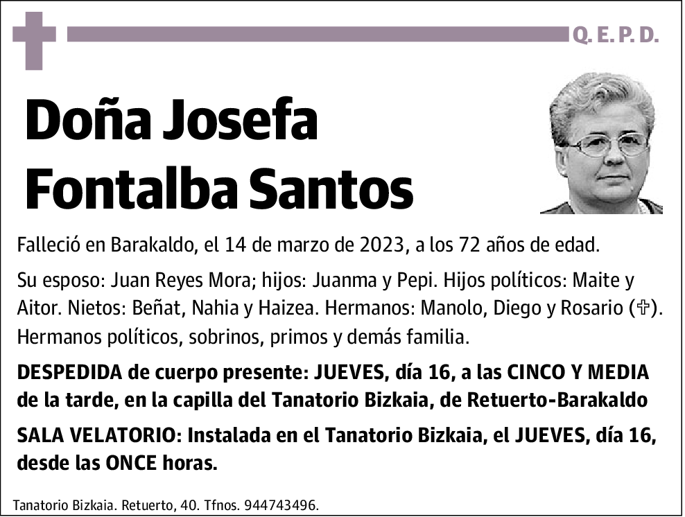 Josefa Fontalba Santos