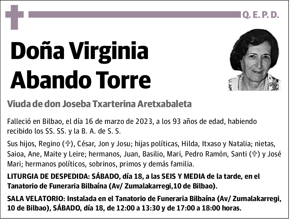 Virginia Abando Torre