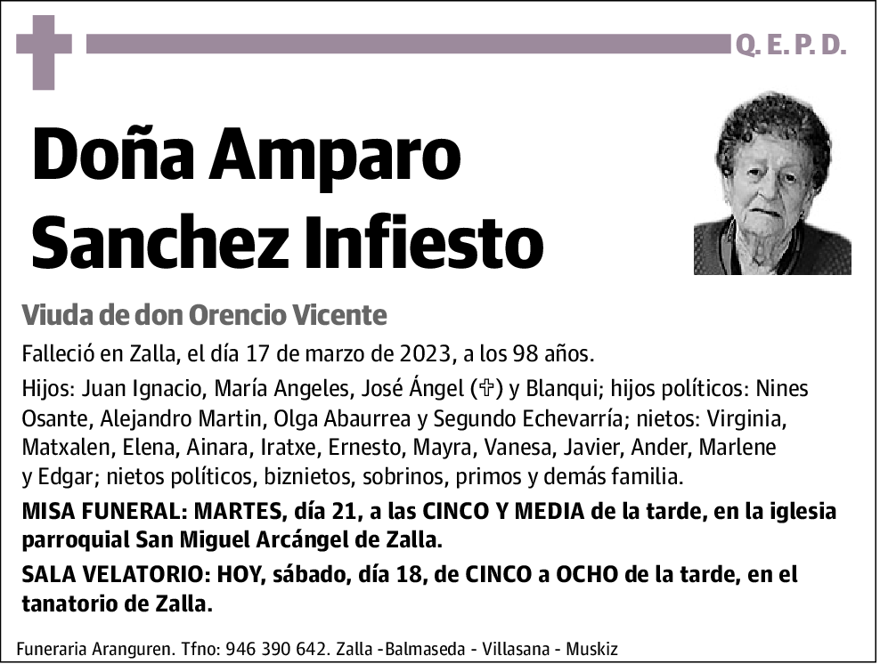 Amparo Sanchez Infiesto