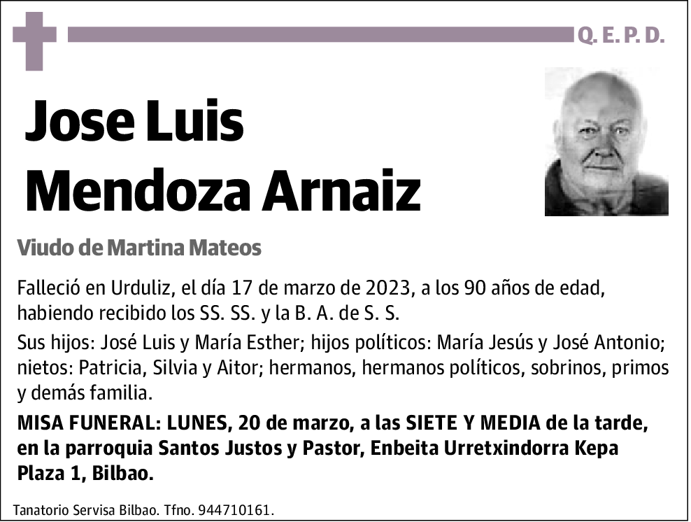 Jose Luis Mendoza Arnaiz
