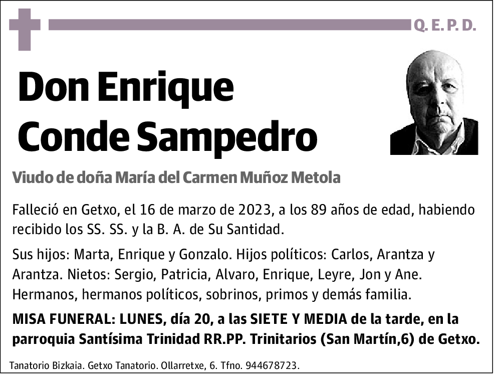 Enrique Conde Sampedro