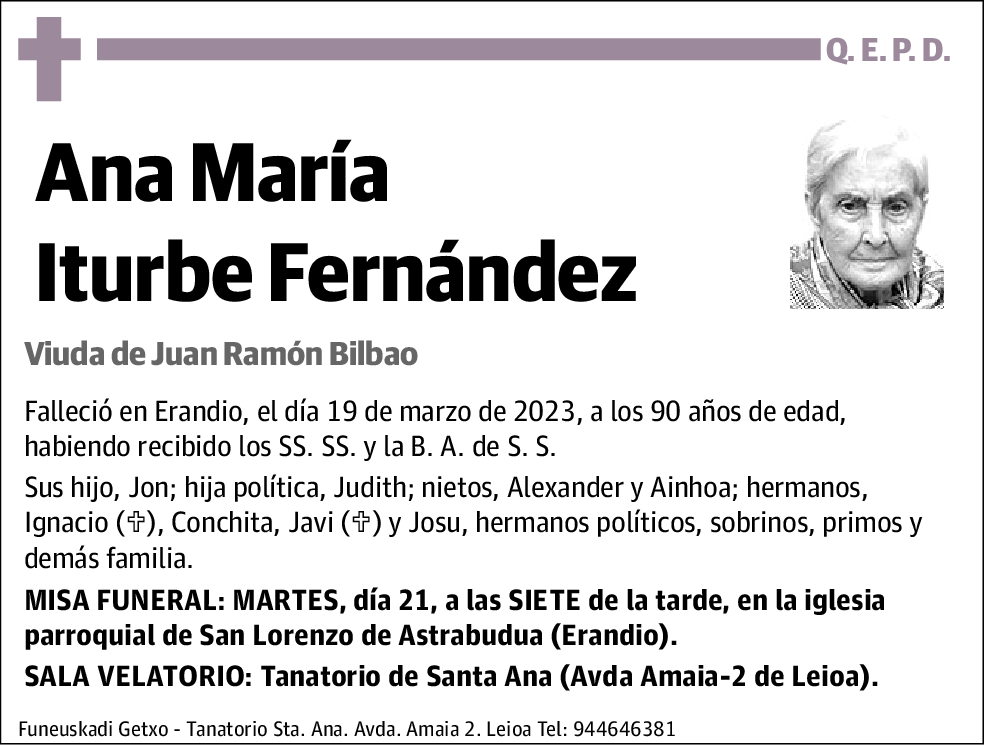 Ana María Iturbe Fernández