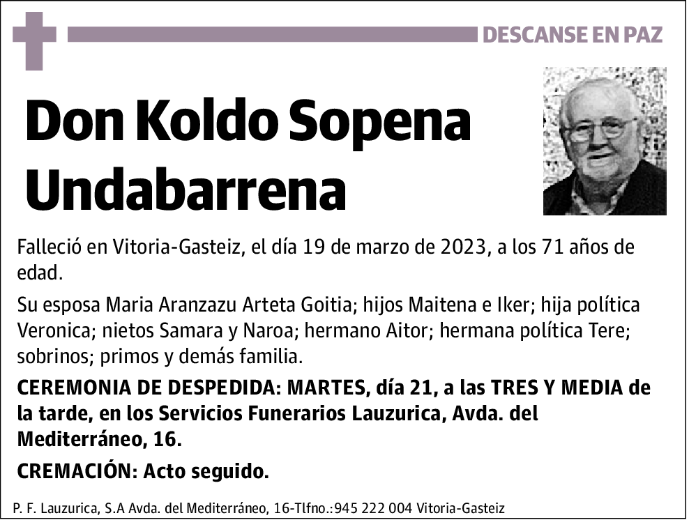 Koldo Sopena Undabarrena
