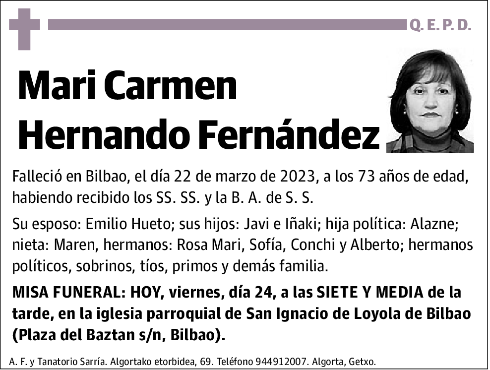 Mari Carmen Hernando Fernández