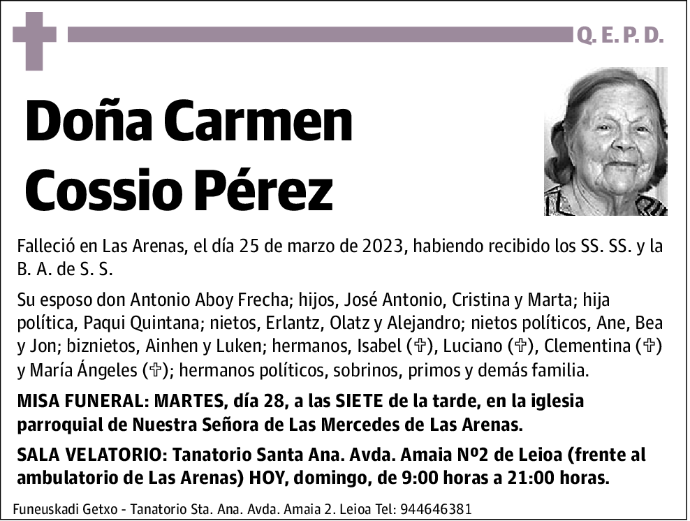 Carmen Cossio Pérez