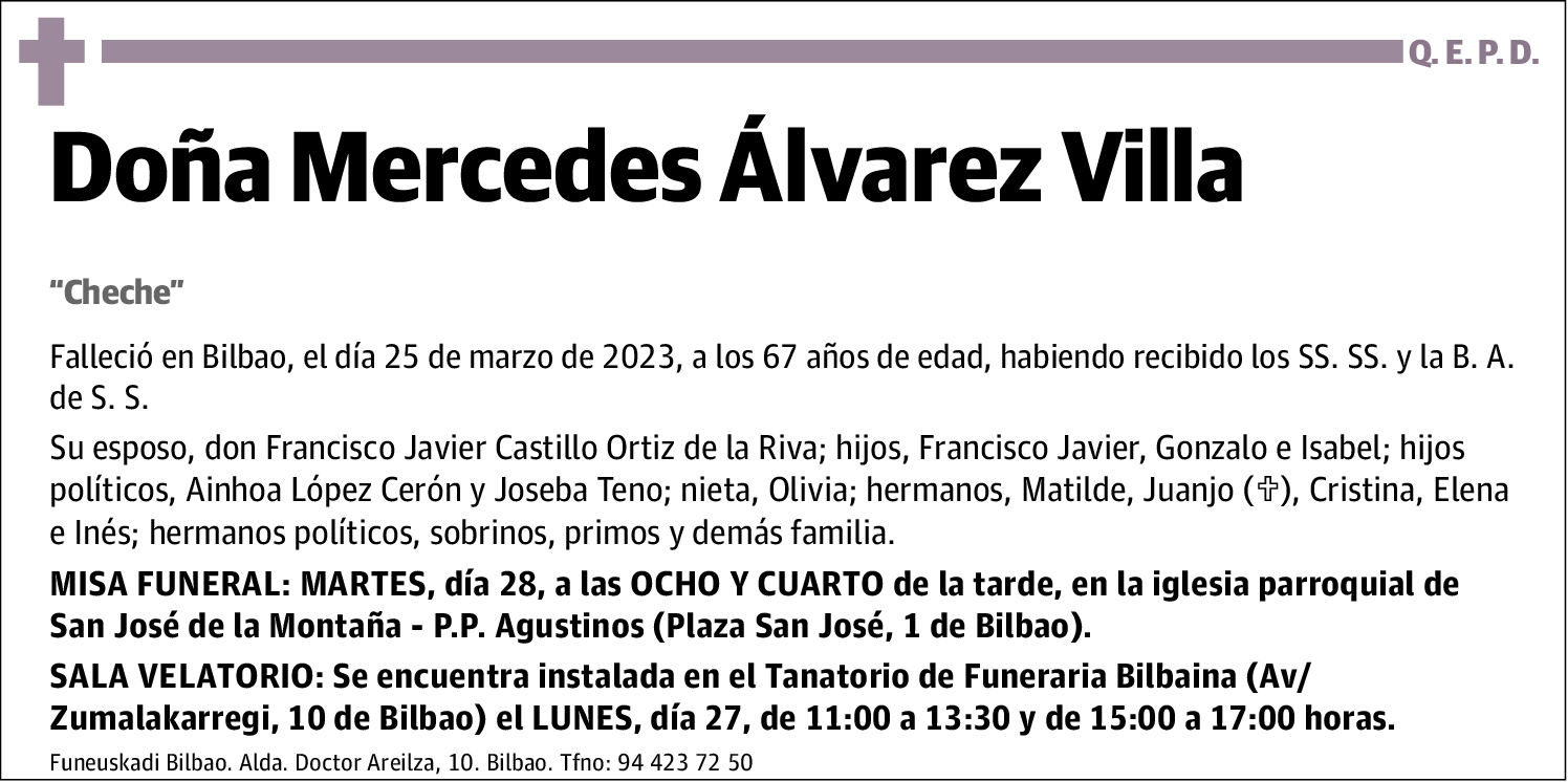 María Mercedes Álvarez Villa