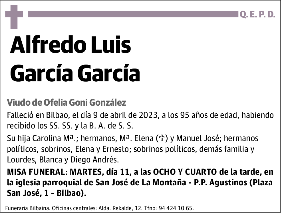 Alfredo Luis García García
