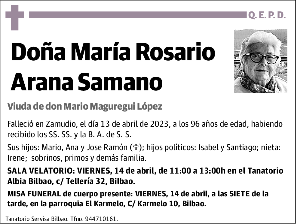 María Rosario Arana Samano