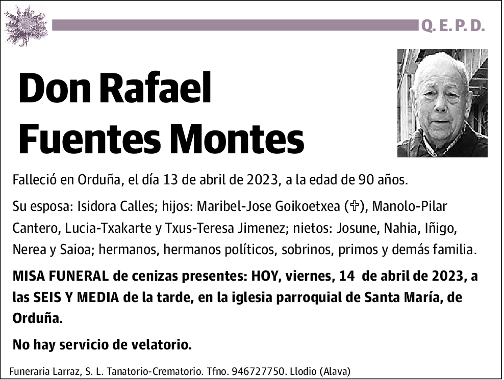 Rafael Fuentes Montes