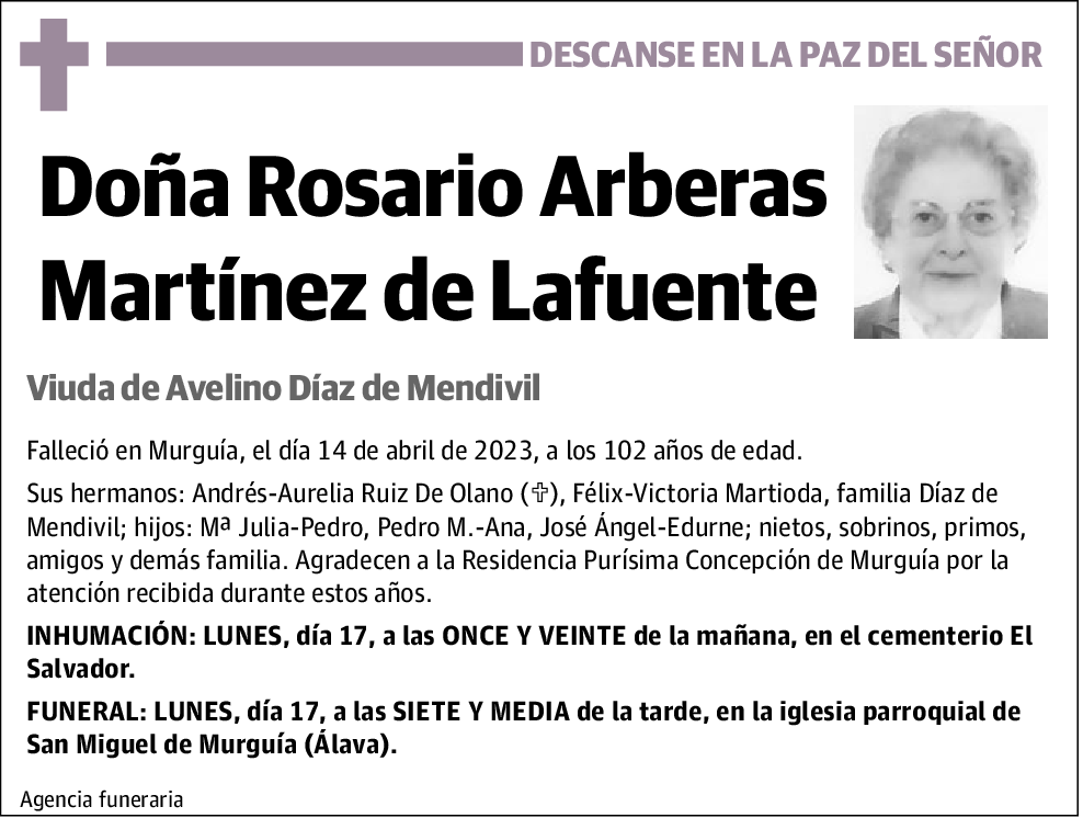 Rosario Arberas Martínez de Lafuente