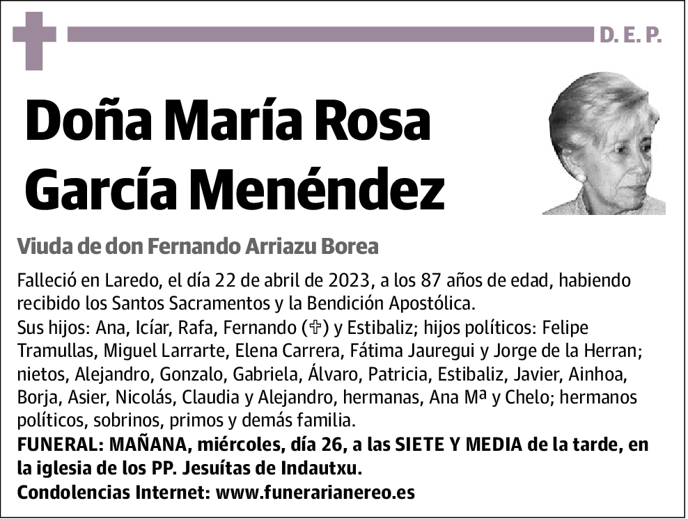 María Rosa García Menéndez