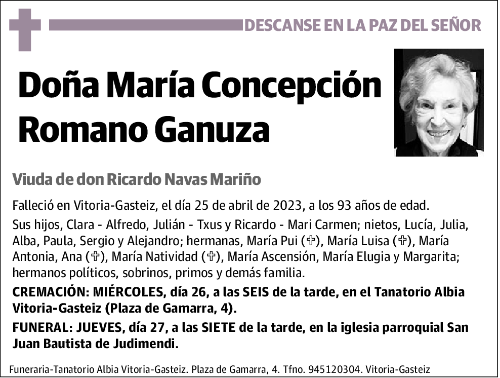 María Concepción Romano Ganuza