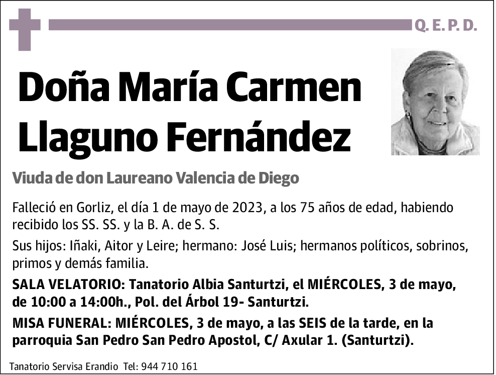 Mª Carmen Llaguno Fernández