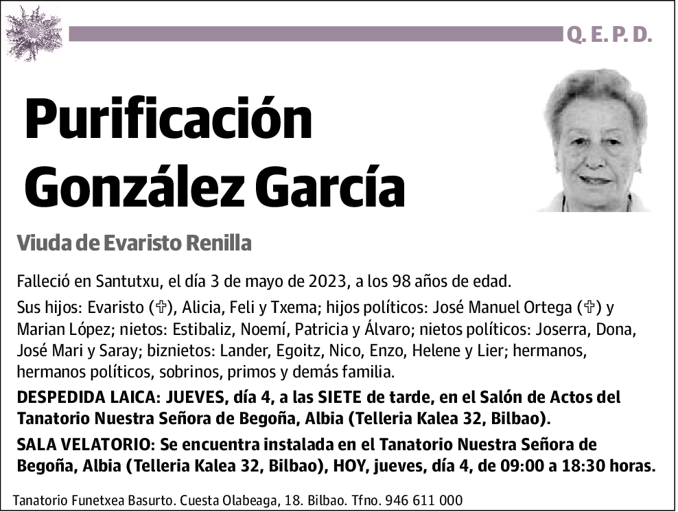 Purificación González García