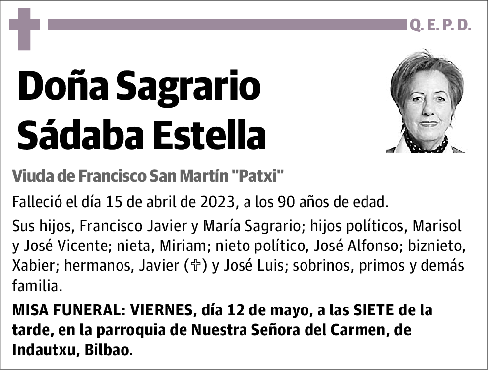 Sagrario Sádaba Estella