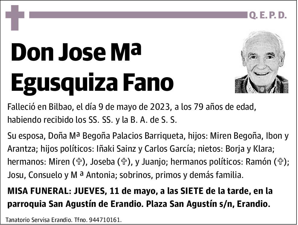 Jose Mª Egusquiza Fano