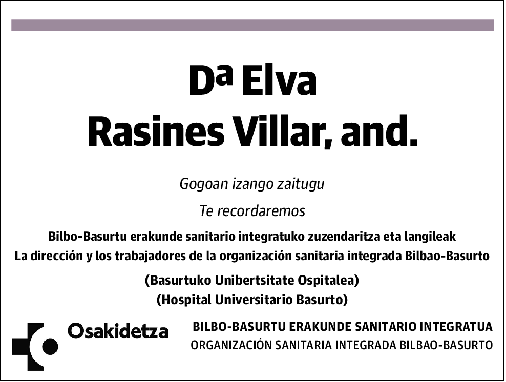 Elva Rasines Villar