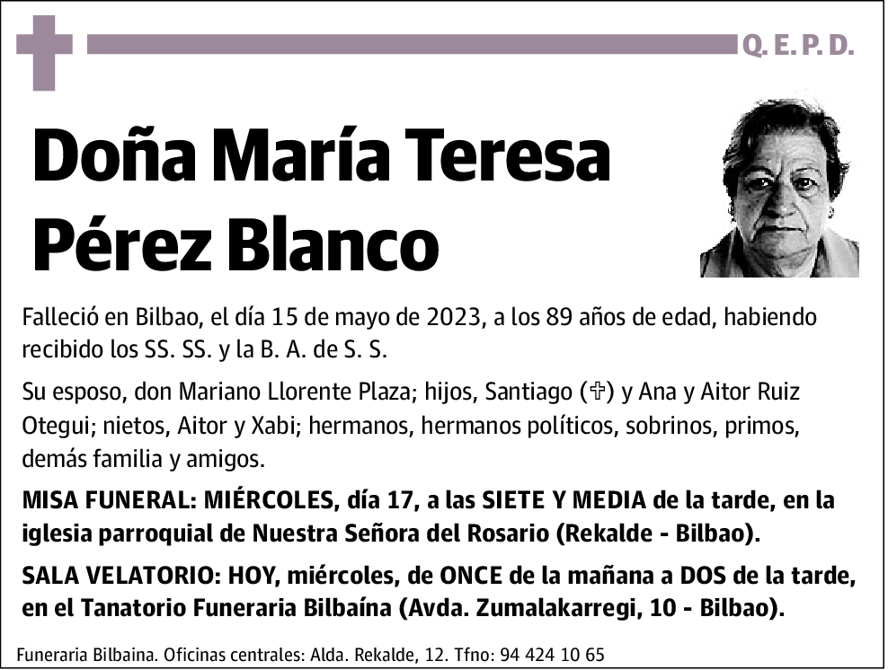 María Teresa Pérez Blanco
