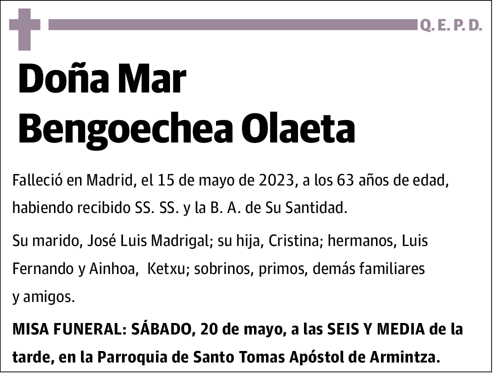 Mar Bengoechea Olaeta