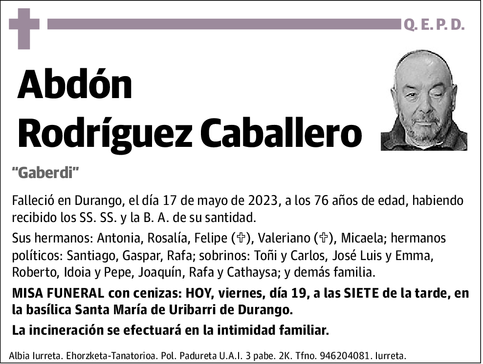 Abdón Rodríguez Caballero