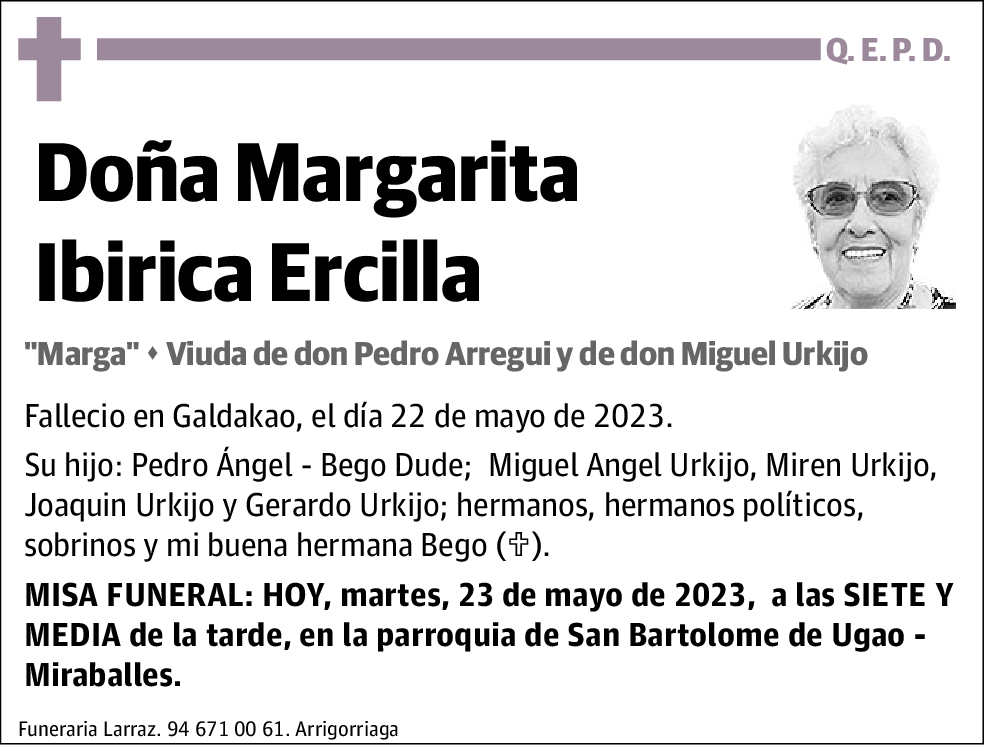 Margarita Ibirica Ercilla