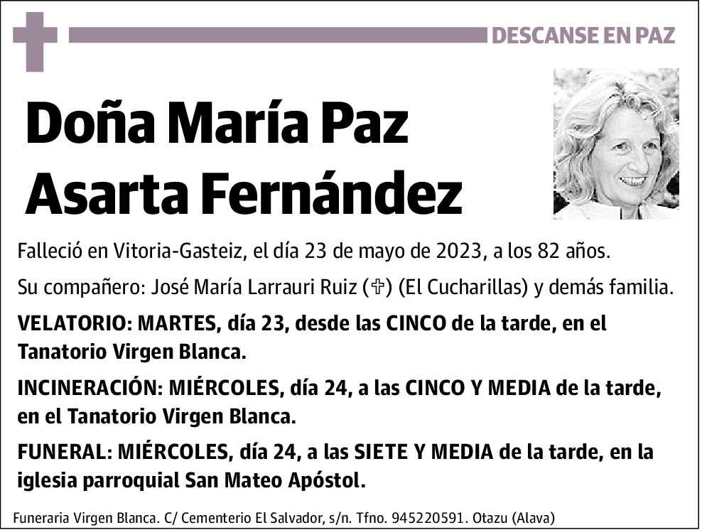 María Paz Asarta Fernández