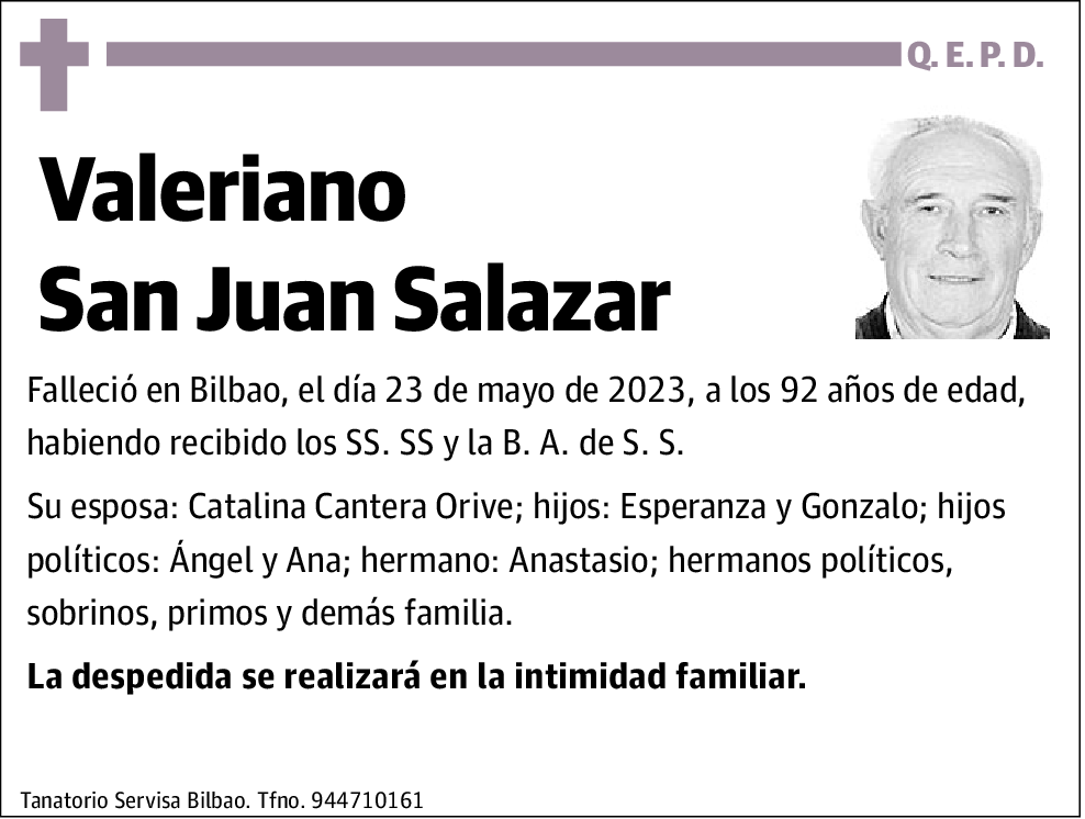 Valeriano San Juan Salazar