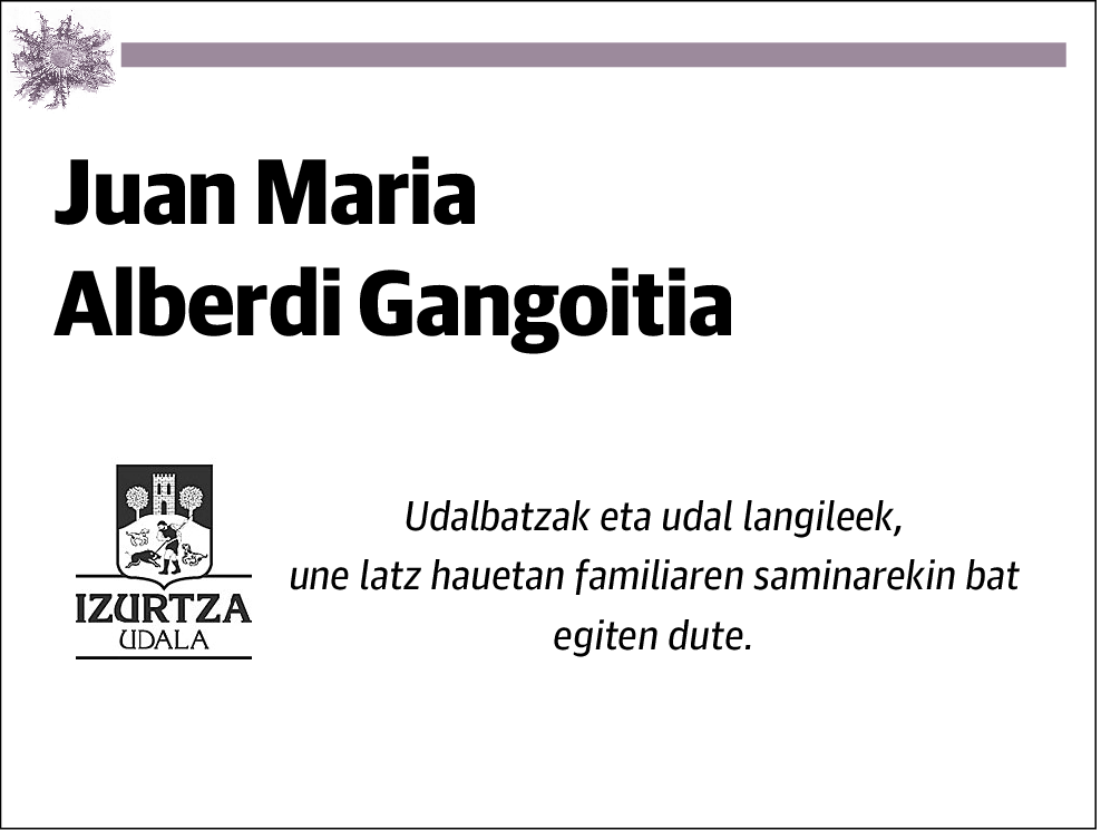 Juan Maria Alberdi Gangoitia