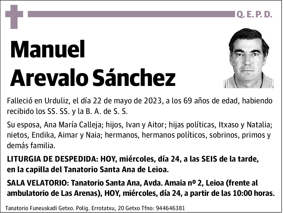 Manuel Arevalo Sánchez