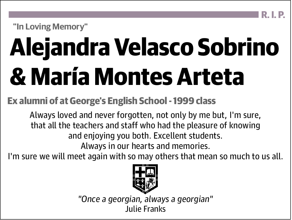 Alejandra Velasco Sobrino & Maria Montes Arteta