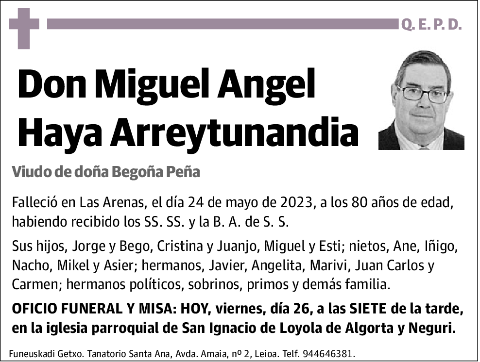 Miguel Angel Haya Arreytunandia