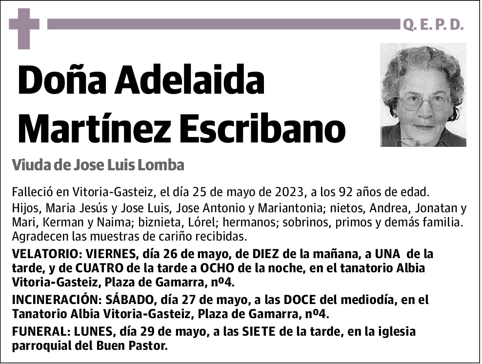 Adelaida Martínez Escribano