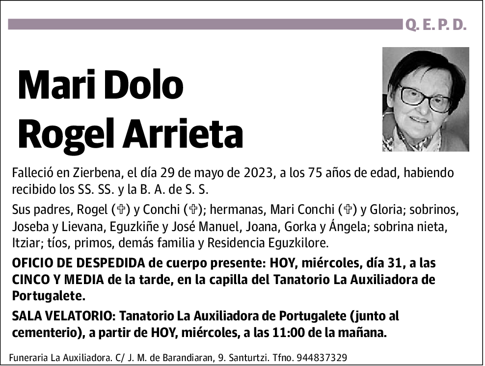 Mari Dolo Rogel Arrieta