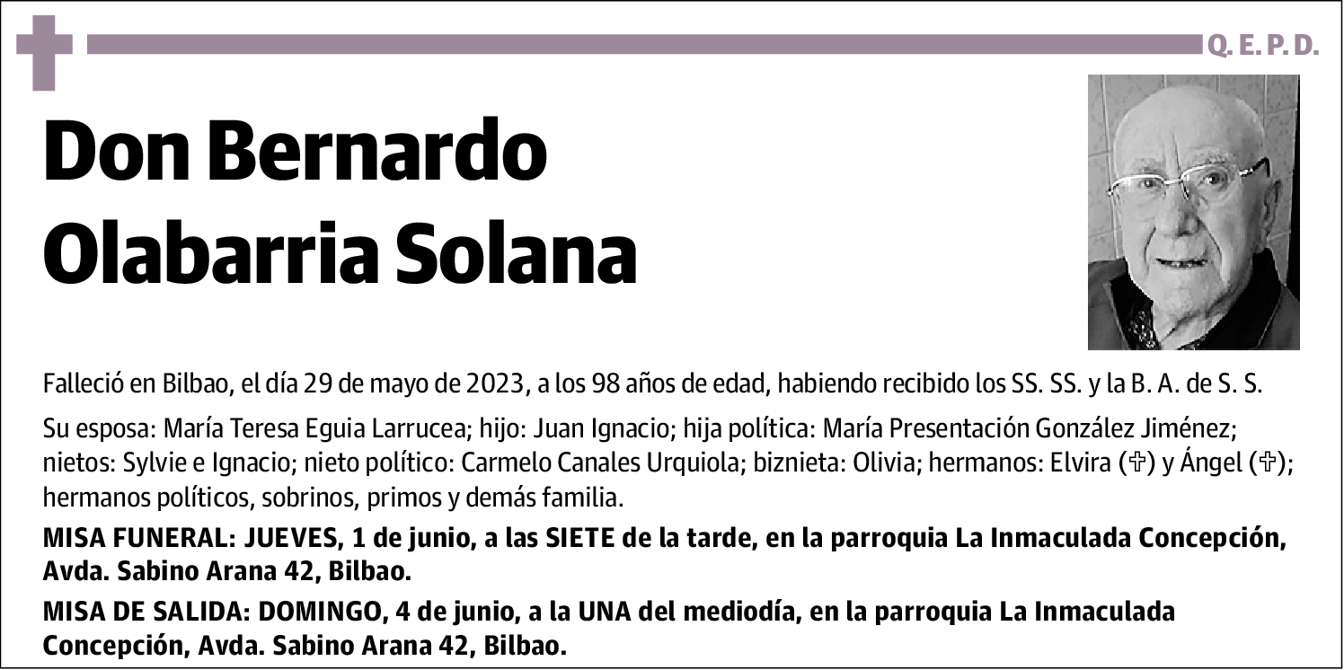 Bernardo Olabarria Solana