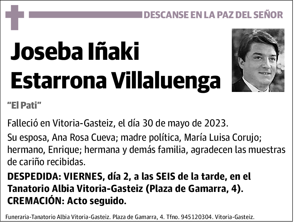 Joseba Iñaki Estarrona Villaluenga