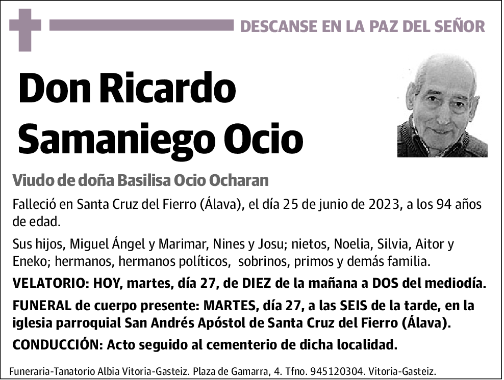 Ricardo Samaniego Ocio