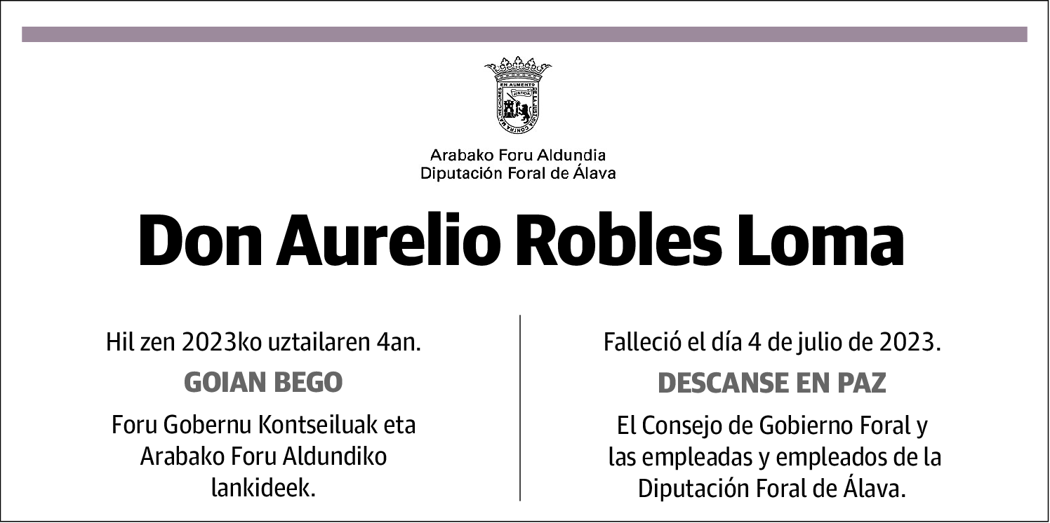 Aurelio Robles Loma