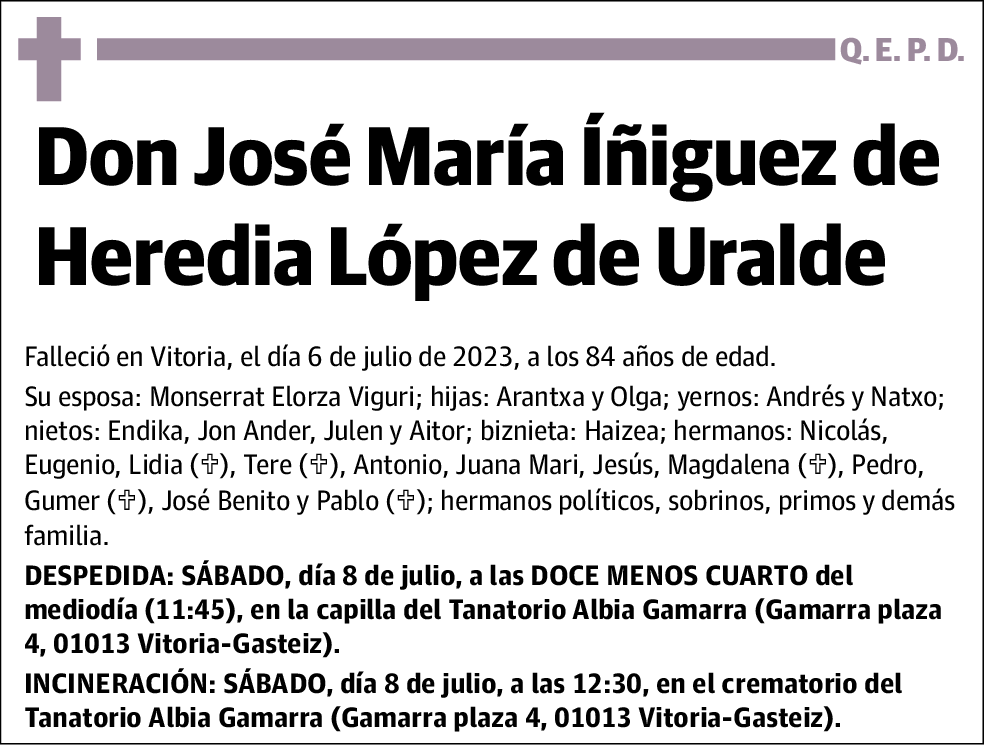 José María Íñiguez De Heredia López